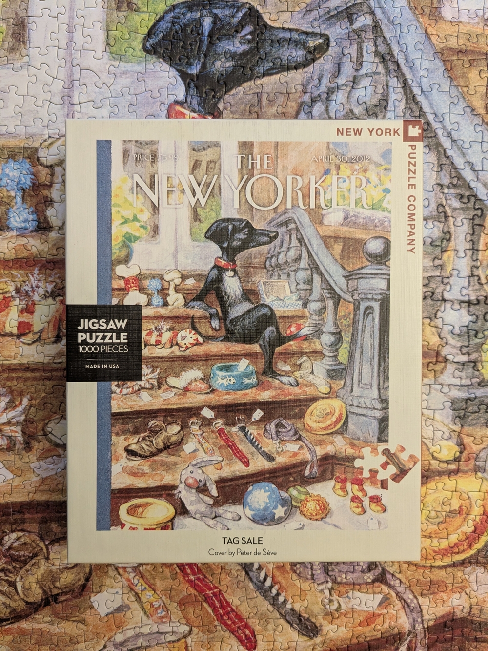 New York Puzzle Company 1000 Piece Puzzle - Tag Sale